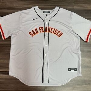 Nike San Francisco Giants MLB Official Road Blank Jersey Men’s 3XL